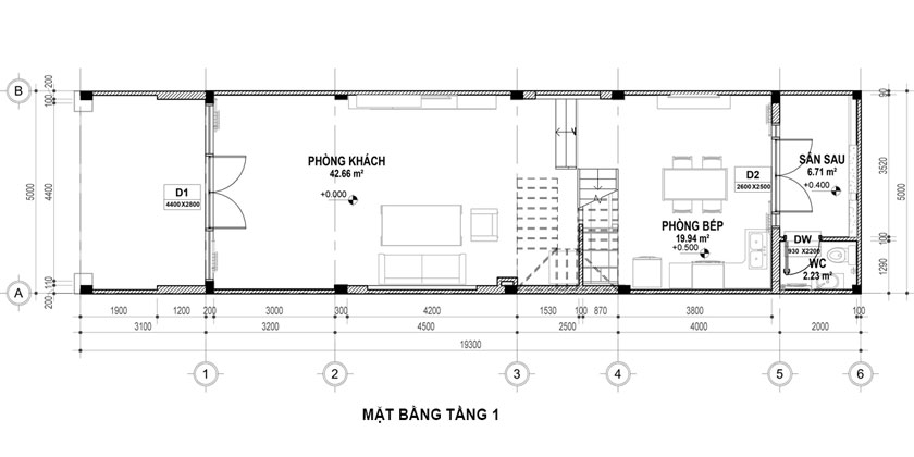 MB1 nhà phố 2 tầng quận 9