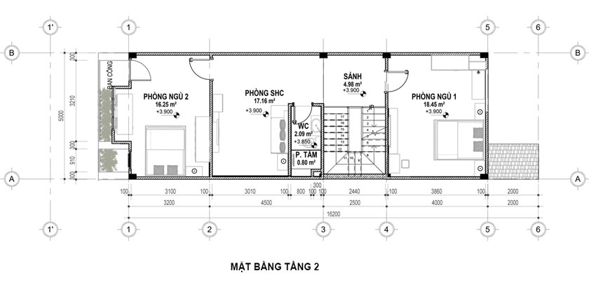 MB2 nhà phố 2 tầng quận 9