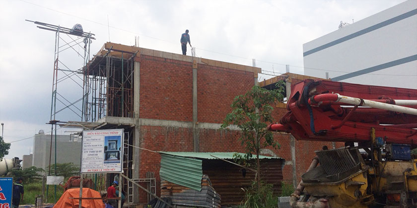 Xây nhà phố 2 tầng