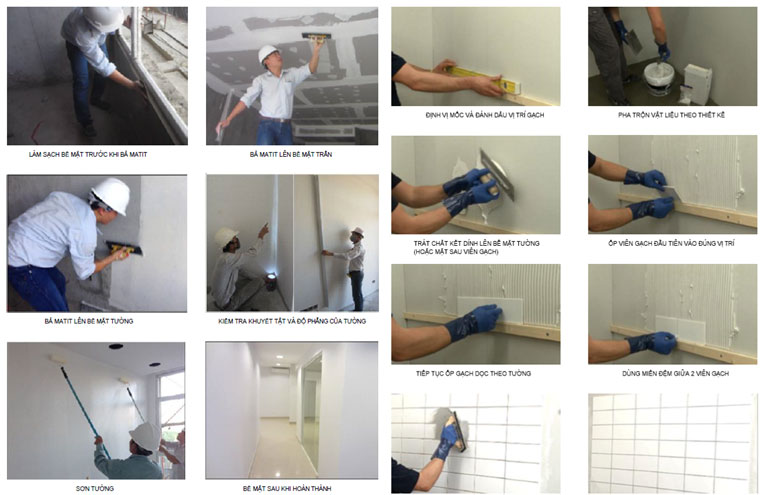 Đánh giá về chất lượng hoàn thiện nhà xây thô.