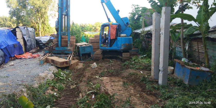 Ép cọc xây nhà phố phần thô tại Quận Thủ Đức.
