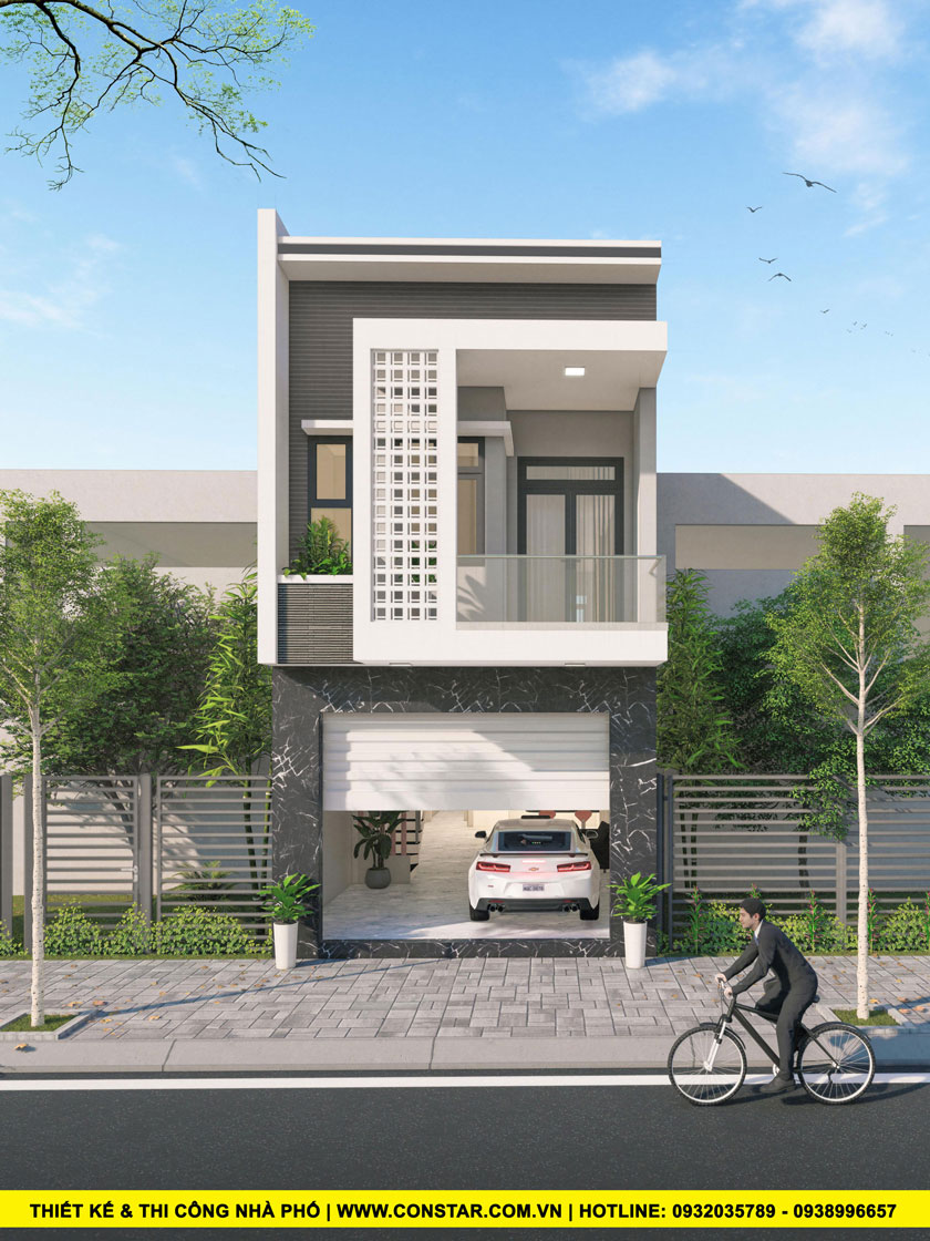 Thiết kế kiến trúc nhà ở quận 9 TpHCM.